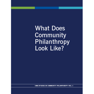 What Does Community Philanthropy Look Like?