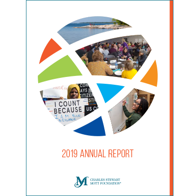 Mott Foundation 2019 Annual Report cover