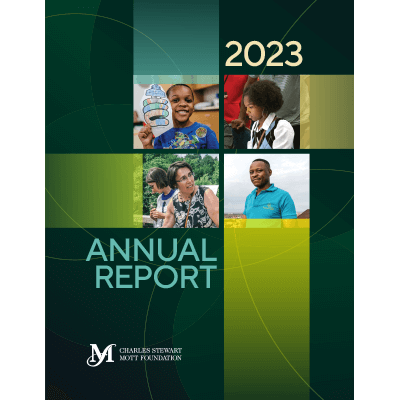 Mott Foundation 2023 Annual Report cover.