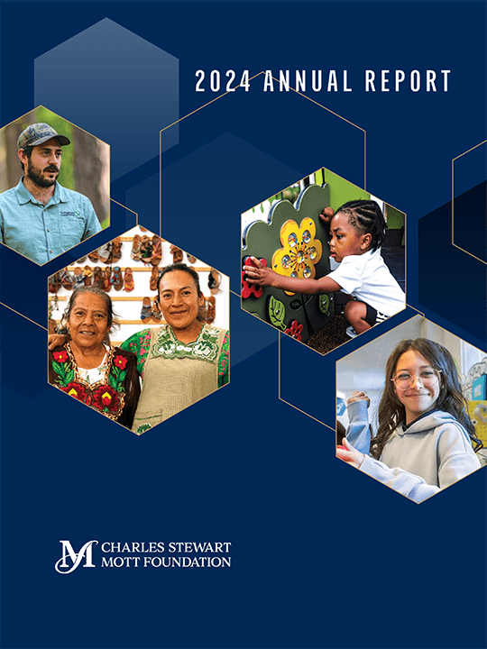 Mott Foundation 2024 Annual Report cover.