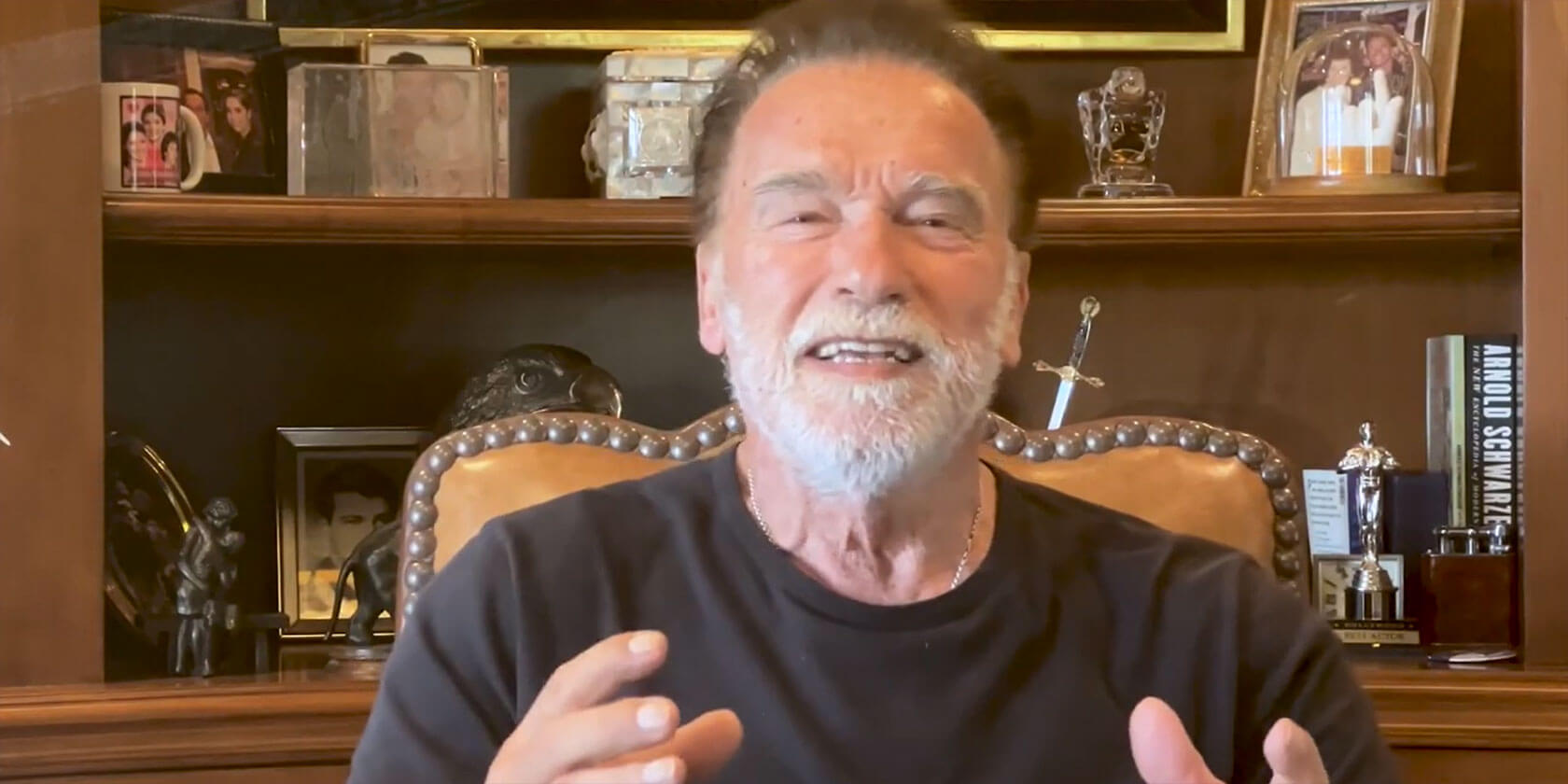 Governor Arnold Schwarzenegger headshot.